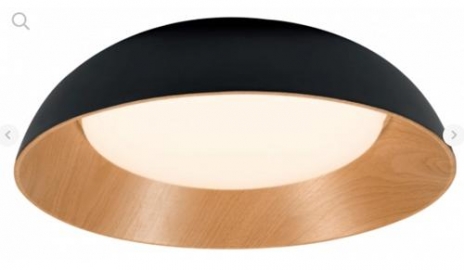 12812 LED PLAFONJERA BLACK 24W IP20 1800lm fi510x115mm